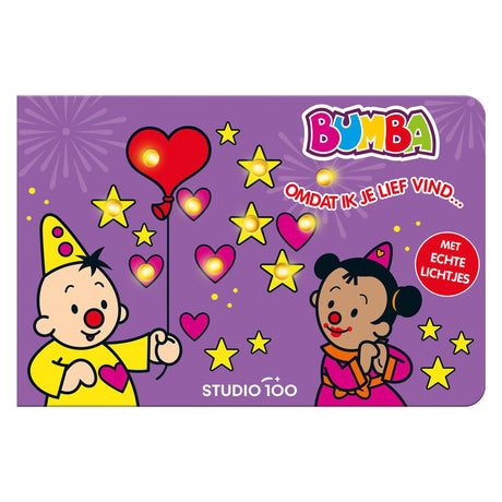 Studio 100 bumba lichtjesboek - omdat ik je lief vind