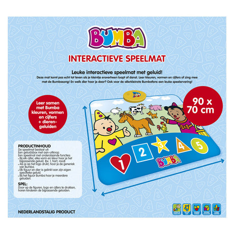 Studio 100 bumba interactieve speelmat - dieren