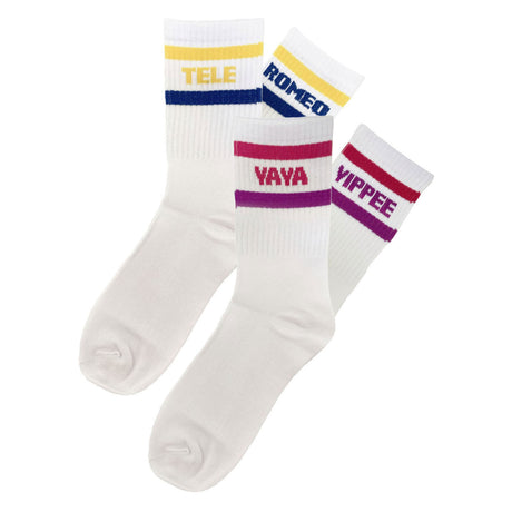 Studio 100 k3 Socken für Erwachsene – Duopack Teleromeo Yayayippie – 1 Größe
