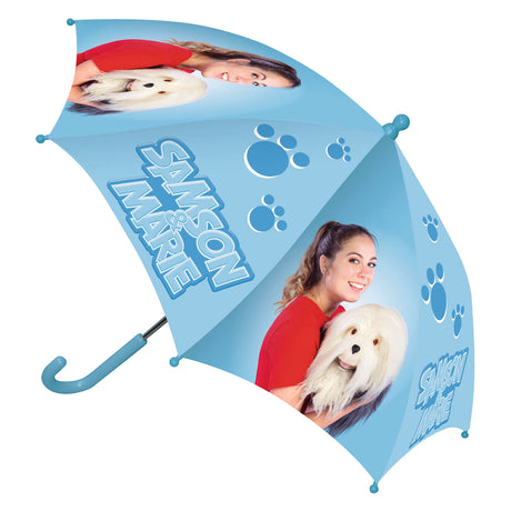 Samson Marie Regenschirm - Hellblauer Regenschirm 73 cm