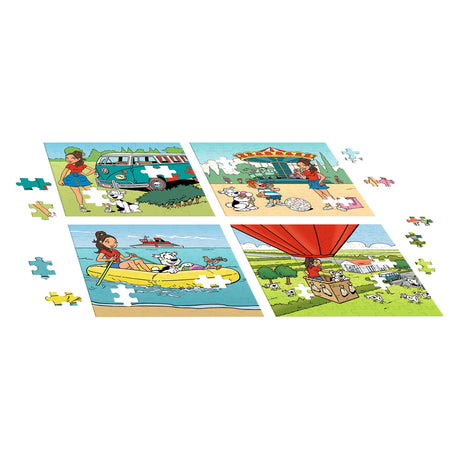 Samson Marie Puzzle - 4 in 1 Puzzle - 36 49 64 100 Teile