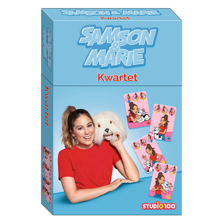 Studio 100 Quartettspiel Samson Marie Junior Karton blau rot