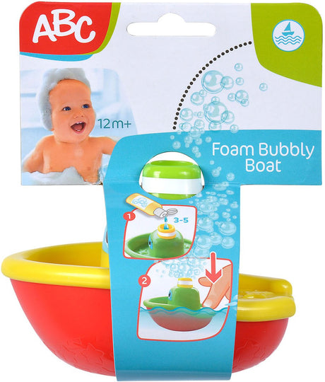 ABC-Schaumbadeboot-Spielzeug für die Badewanne – farbenfrohes Badespielzeug.