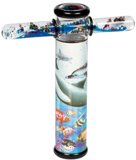 Goki-Kaleidoskop mit Zauberstab-Delfin. 15.5