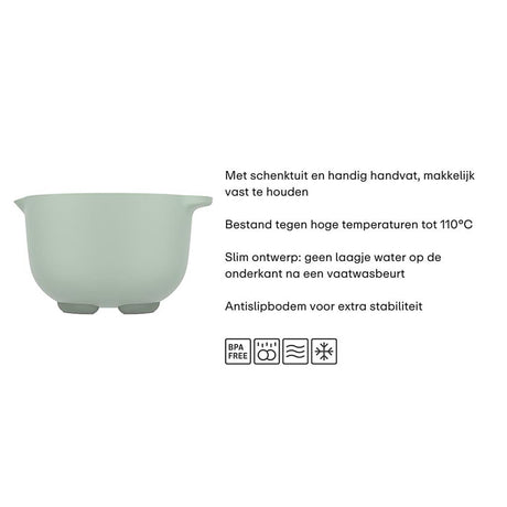 Mepal Rührschüssel Chef It 3l Salbei