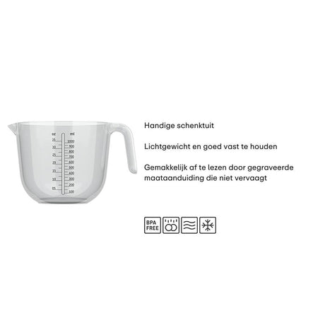 Mepal Messbecher 1l klar