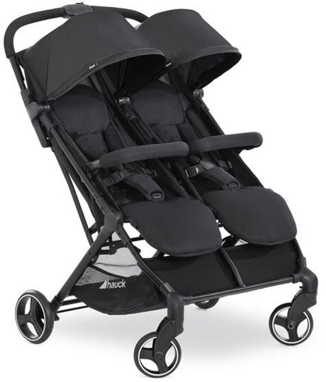 Hauck swift x duo - tweeling- en duobuggy - compact opvouwbaar - black