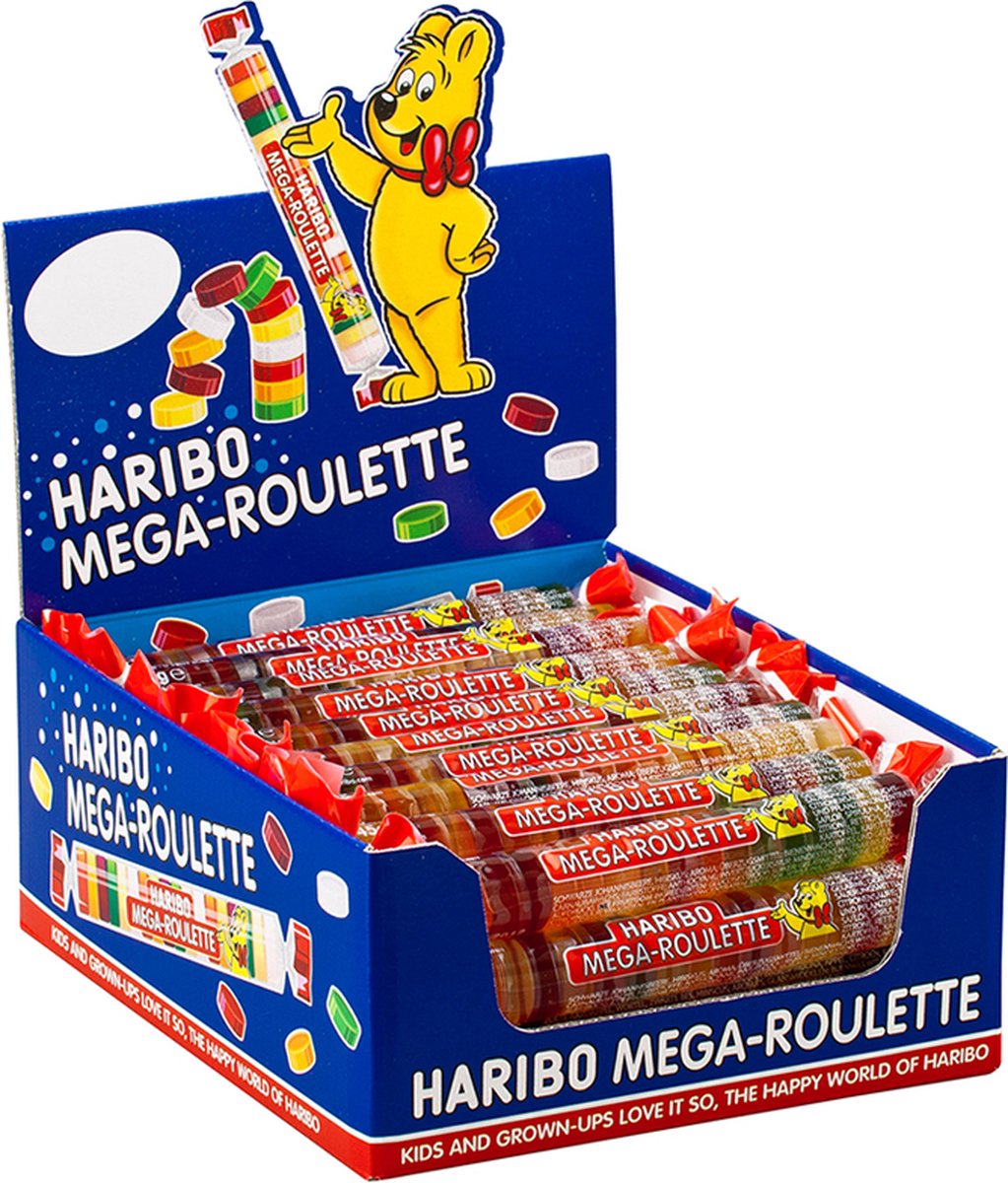 Haribo Megaroulette – Bonbons in Fruchtgeschmack – 40 Stück