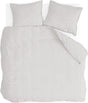 Walra dekbedovertrek crossed lines - 200x220 - 100% katoen (bci) - beige