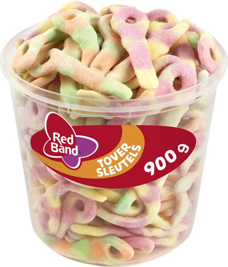 Rotes Band Magic Keys Candy - Soft Candy - Silo 100 Stk