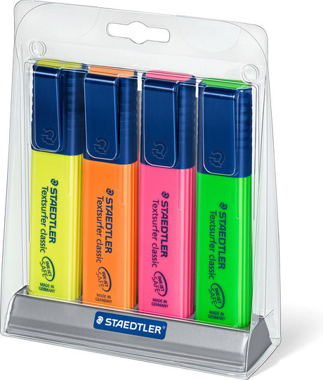 Staedtler Textsurfer Classic Textmarker - Tischständer 4-tlg