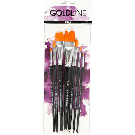 Kreativunternehmen http: www.cchobby.nl gold-line-penselen-size-0-2-4-8-12-16-20-l-16-5-21-cm-b-1-7-mm-flat-7-piece-1-box