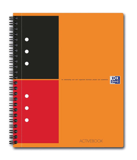 Oxford International Activebook – A5+ – Notizbuch – liniert – 160 Seiten