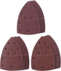 Einhell set van 15 schuurmiddelen voor driehoekschuurmachines - 15x10mm - korrel 60-k120-k180 - 49496174