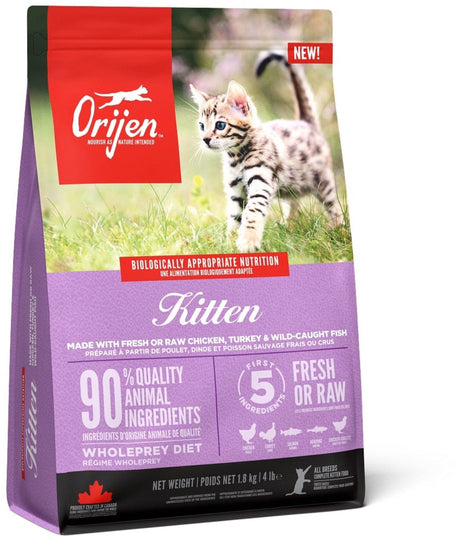 Orijen Kitten Huhn Truthahn Lachs – Katzenfutter – 1,8 kg