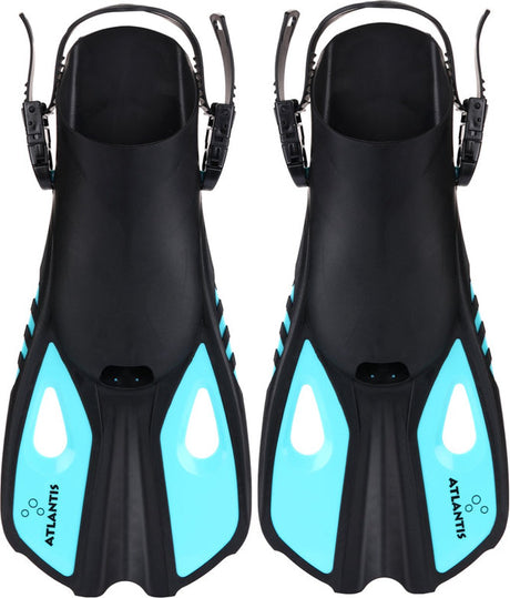 Atlantis snapper - zwemvliezen - flippers - volwassenen - zwart turquoise - 37-41