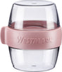 Westmark Pocket Box Mini, praktischer Essensbehälter für unterwegs, ideal für Joghurt, Obst, Gemüse, Snacks, 400 ml (2 x 200 ml), BPA-frei, rosa