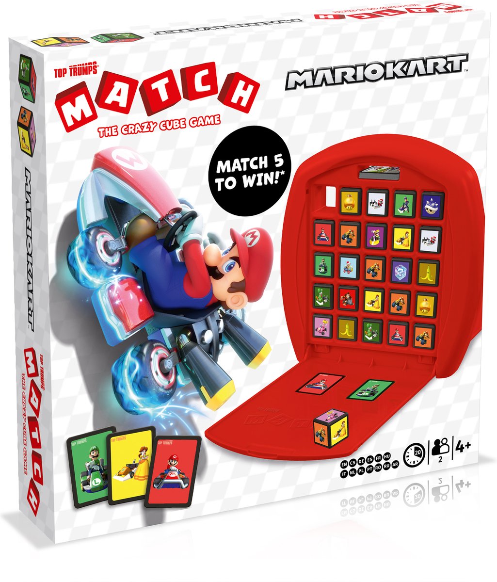 Gewinnzüge Identitätsspiele Match 5 in Folge Super Mario Kart