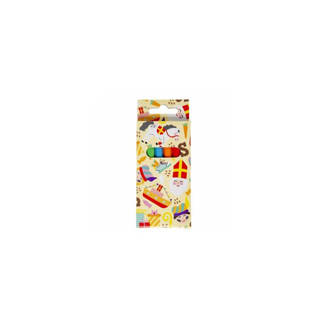 Buntstifte Sinterklaas 8,5cm 6 Stück