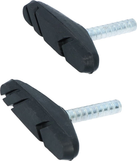 Dresco remblokken cantilever - geschikt voor de voor- of achterrem - sterke remkracht in droge en natte weersomstandigheden - met stift - lengte 60mm - 2 stuks