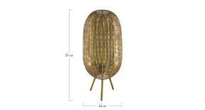 Table lamp metal 24x24x57cm gold