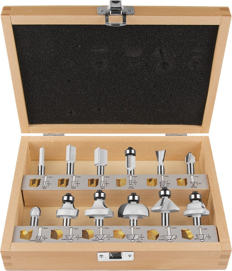 Makita Zubehör Fräser-Set 12-teilig 8 mm – D-53556 – D-53556