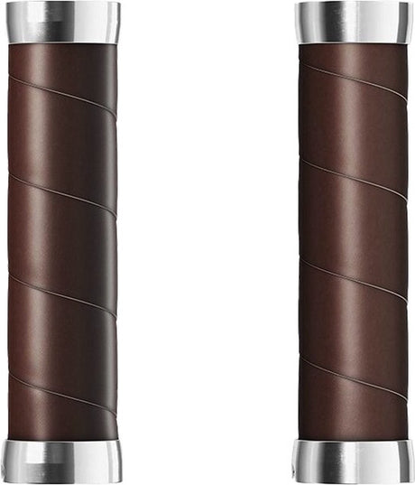 Brooks Handles Slender Ledergriffe 100 mm braun