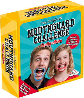 Identity Games Mouthguard Challenge Family Edition – Partyspiel – inklusive Mundklemmen