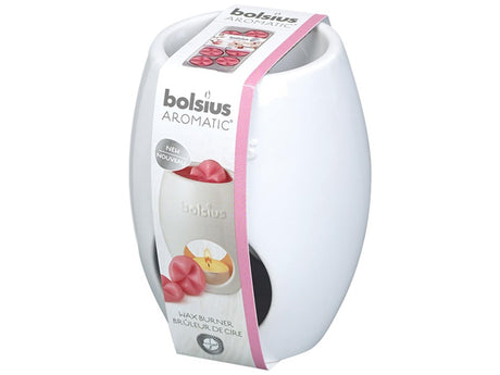 Bolsius Duftwachsbrenner Ellipse weiß