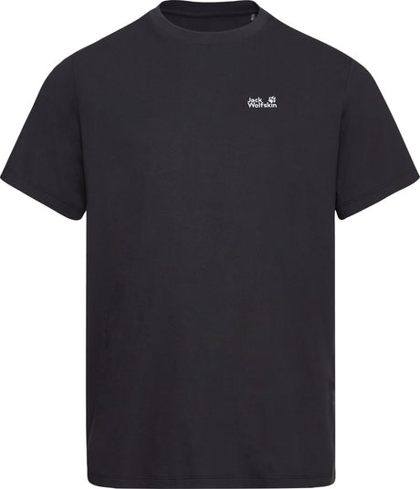 Jack Wolfskin Essential T M Herren Outdoor-Shirt – Schwarz