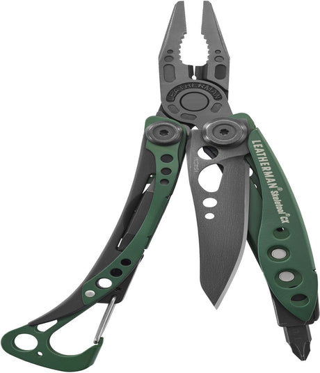 Leatherman - skeletool cx - 7-in-1 multi-tool, donkergroen