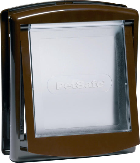 Petsafe Staywell 730 Katzenklappe – S – braun transparent – 23,6 x 19,8 cm