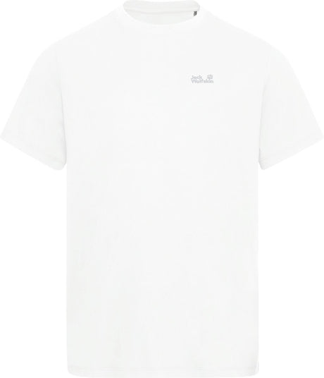 Jack Wolfskin Essential T M Herren-Outdoor-Shirt – kräftiges Weiß