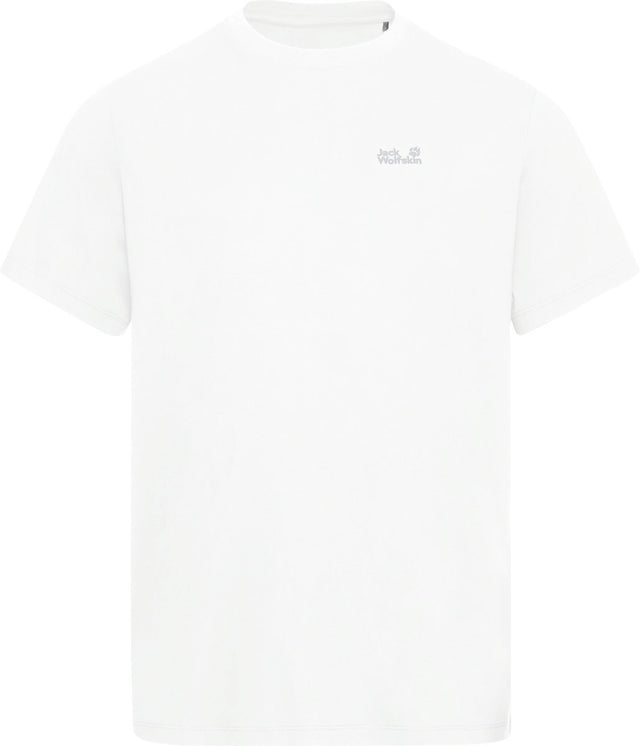 Jack Wolfskin Essential T M Herren-Outdoor-Shirt – kräftiges Weiß