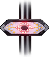 Dunlop Fahrradlampe mit Fahrtrichtungsanzeiger