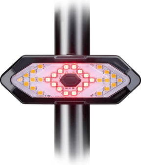 Dunlop Fahrradlampe mit Fahrtrichtungsanzeiger