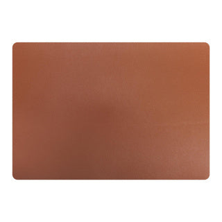 No brand Tischset Leder braun 43x30 cm | 6 Stück