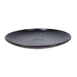 Gemütlicher trendiger Teller flach D27,5xh3,6 cm Atlantis-Streifen | 4 Stück