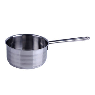 Kochtopf satinierter Griff 14 cm 1 Liter | 2 Stk