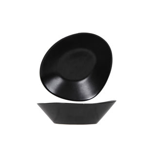 Salatschüssel schwarz 20,3x17xh6,4 cm vongola | 4 Stück
