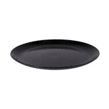 Teller flach 25 cm Pampille schwarz | 6 Stück