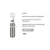 Mepal Isolierflasche Twist 600ml schwarz