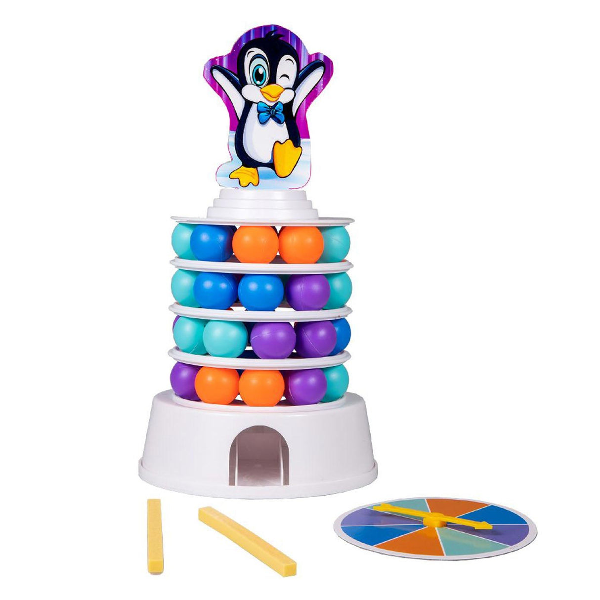 Clownspiele wackeliger Wackelturm
