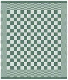 Ddddd barbeque - theedoeken set van 6 - 65x65cm - groen