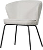 Woood Admit Esszimmerstuhl – Bouclé – Naturweiß – 77 x 60 x 59 cm