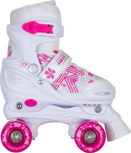 ROCES Quaddy 3.0 Roller Skating White Pink 38-41
