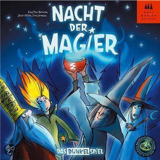 999Games Night of the Wizards-Spiel zum Spielen im Dunkeln