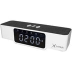 Qi-Wireless-Ladegerät mit Wecker xlayer 215766 weiß