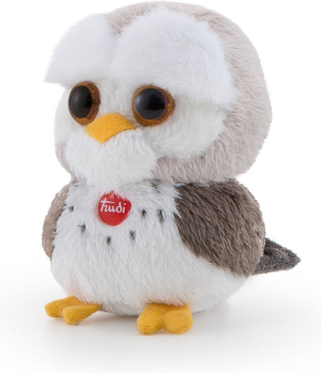 Trudi Kuscheltier Eule braun weiß 9 cm