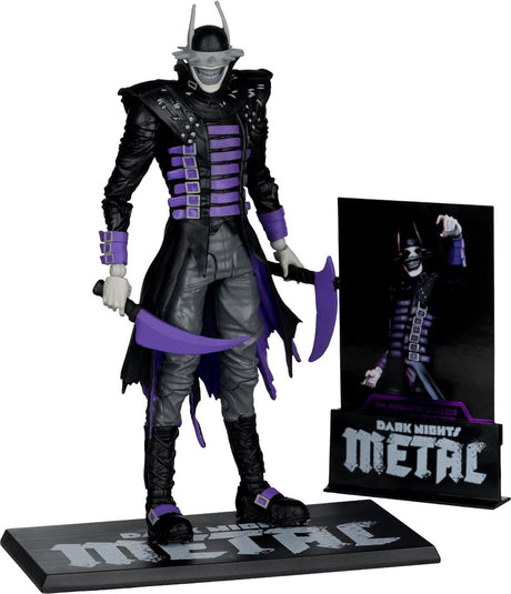 Mcfarlane DC Multiverse Actionfigur „Der Batman, der lacht“ (schwarz mit Akzent) (goldenes Etikett), 18 cm